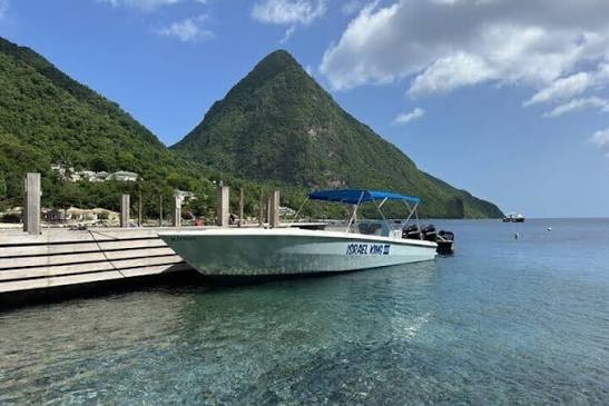 Water Taxi to the Pitons